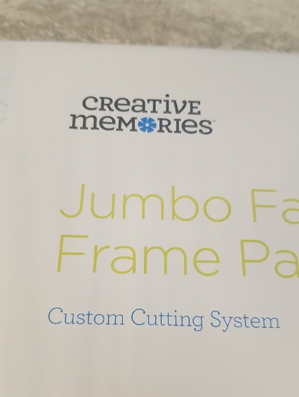 Creative Memories Jumbo Fancy Frame pattern - Picture 2 of 6